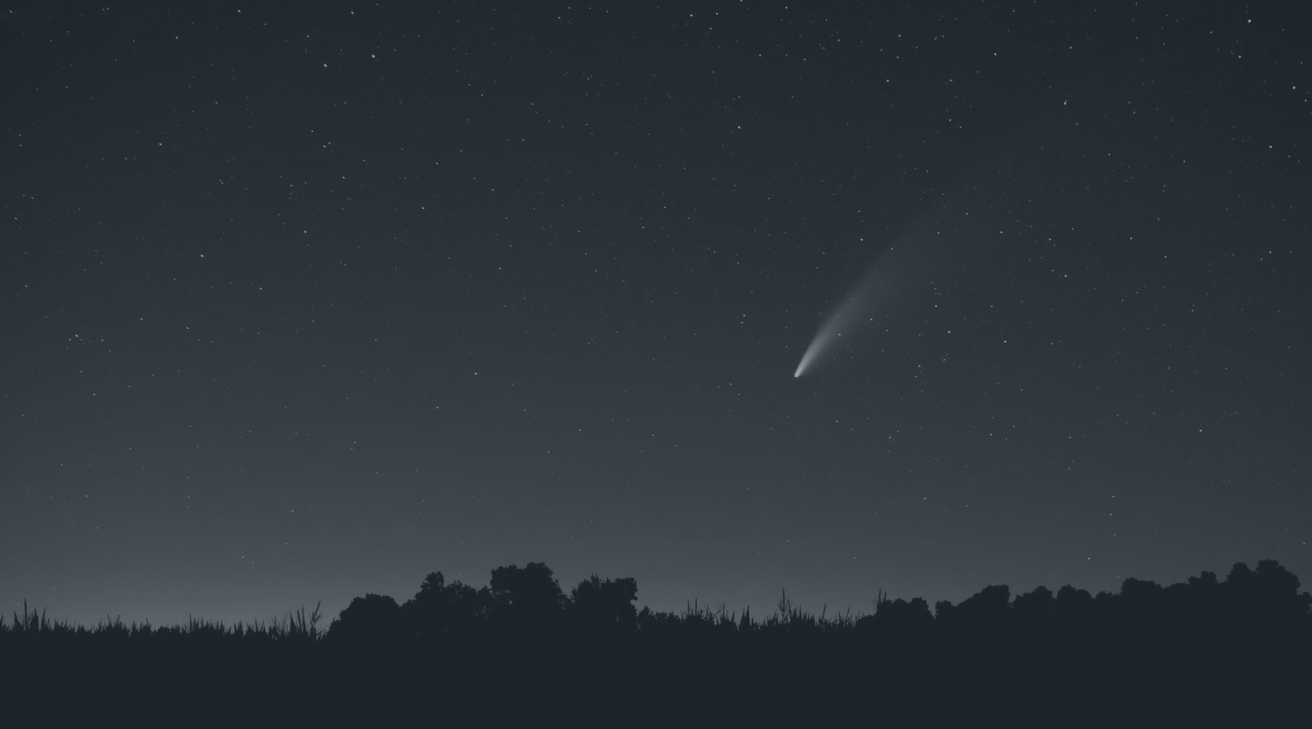 comet and stars